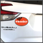 NFL Cincinnati Bengals #WhoDey Decal or Car Magnet