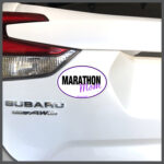 Marathon Mom - Marathon Mom Marathon Runner Decal or Car Magnet