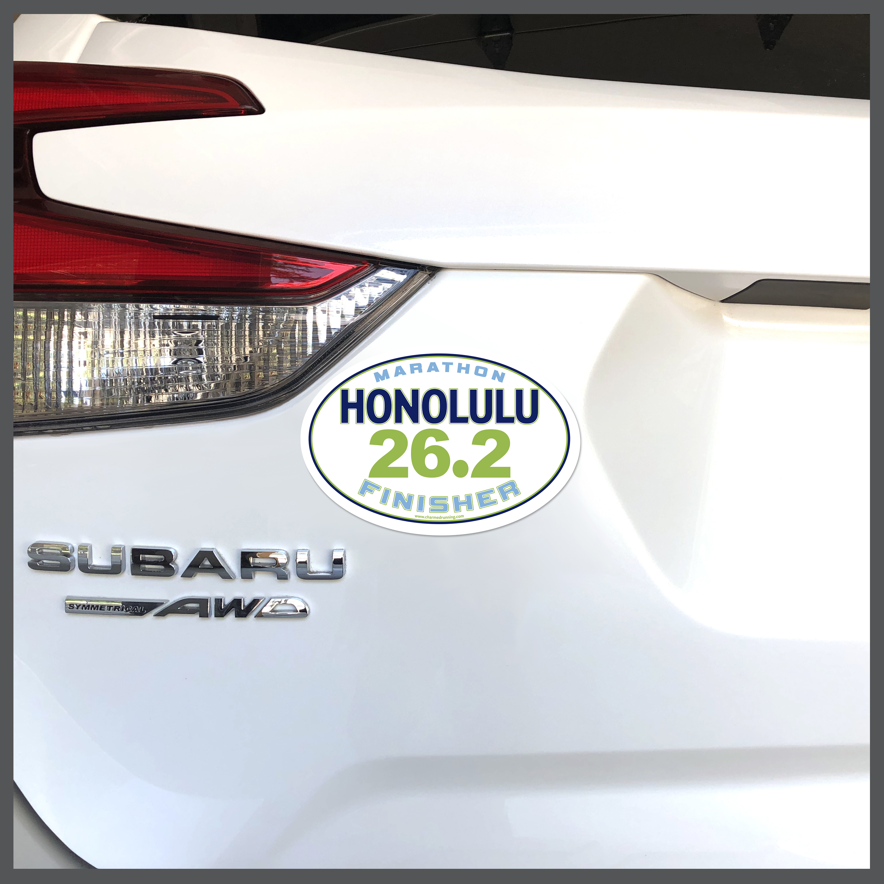 Honolulu Marathon 26.2 Finisher Car Magnet