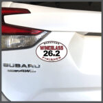 Wineglass Marathon 26.2 Finisher Car Magnet