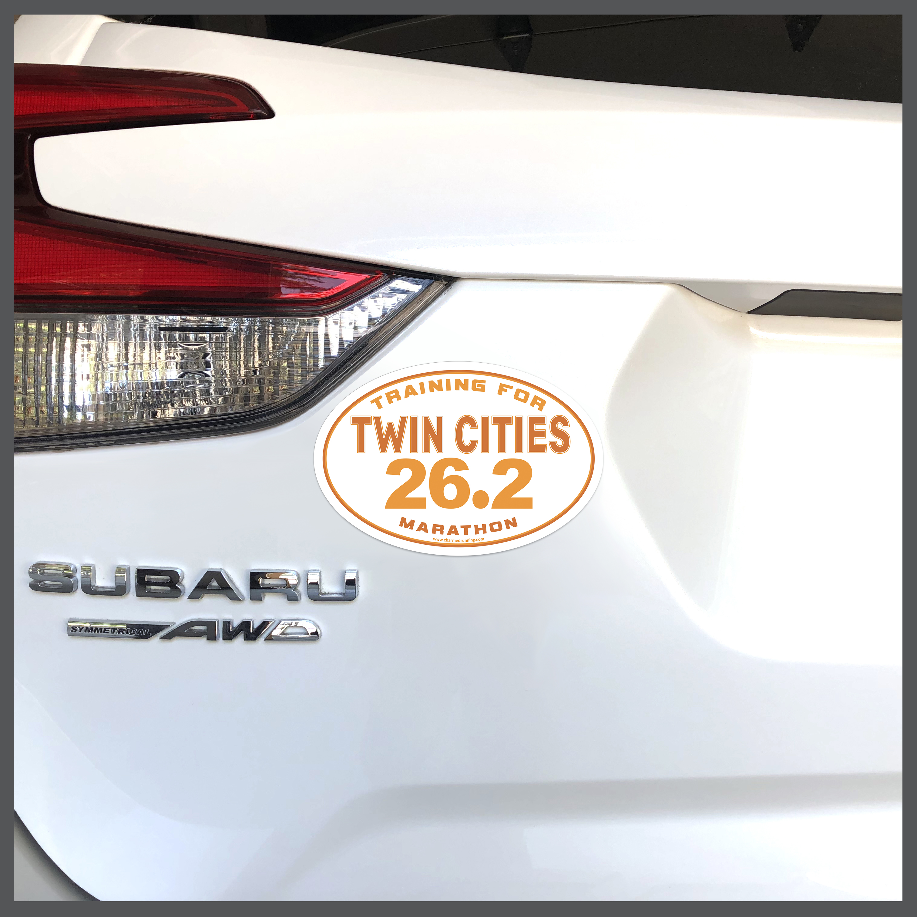 Training For Twin Cities Marathon 26.2 Car Magnet