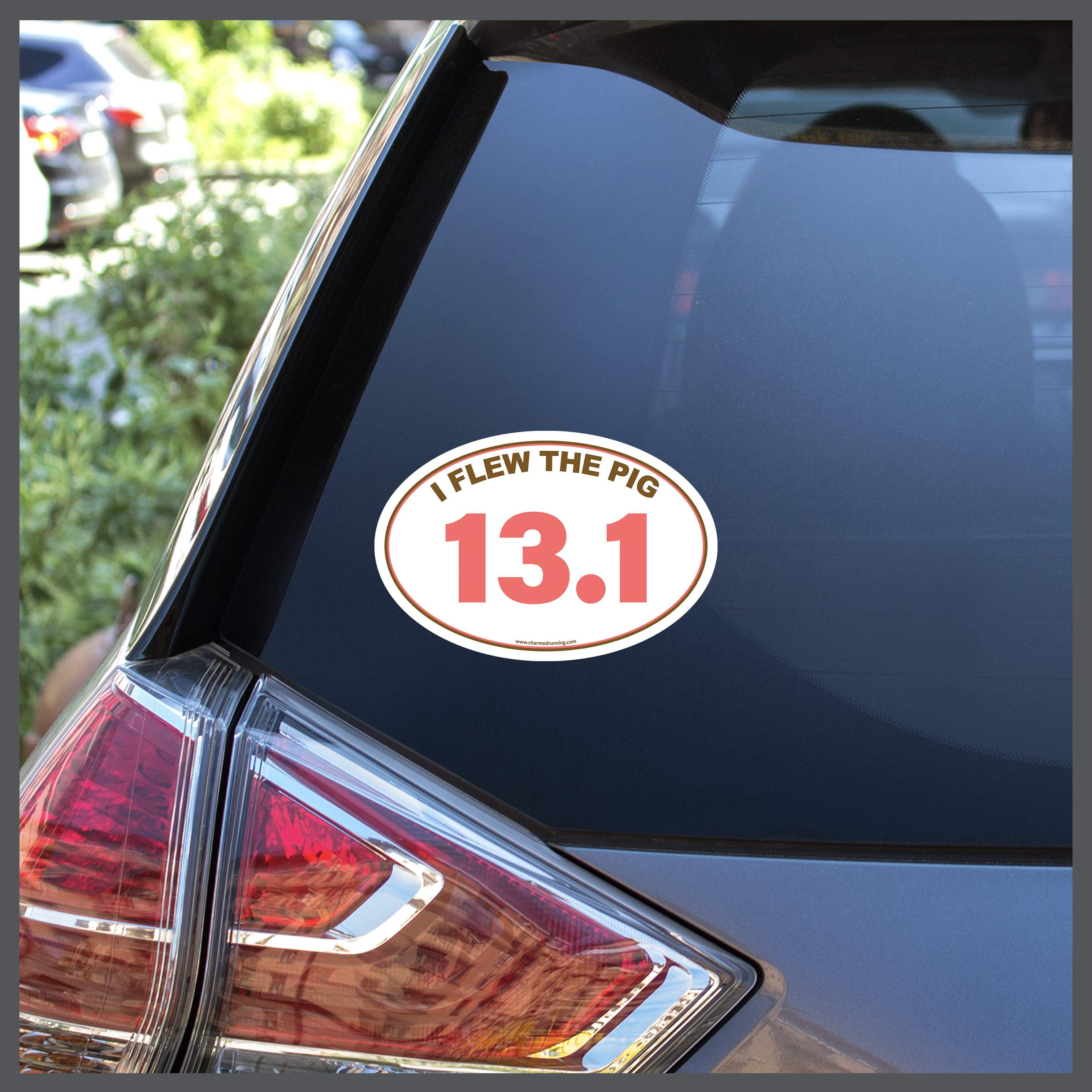 I Ran Flying Pig 13.1 Half Marathon Decal