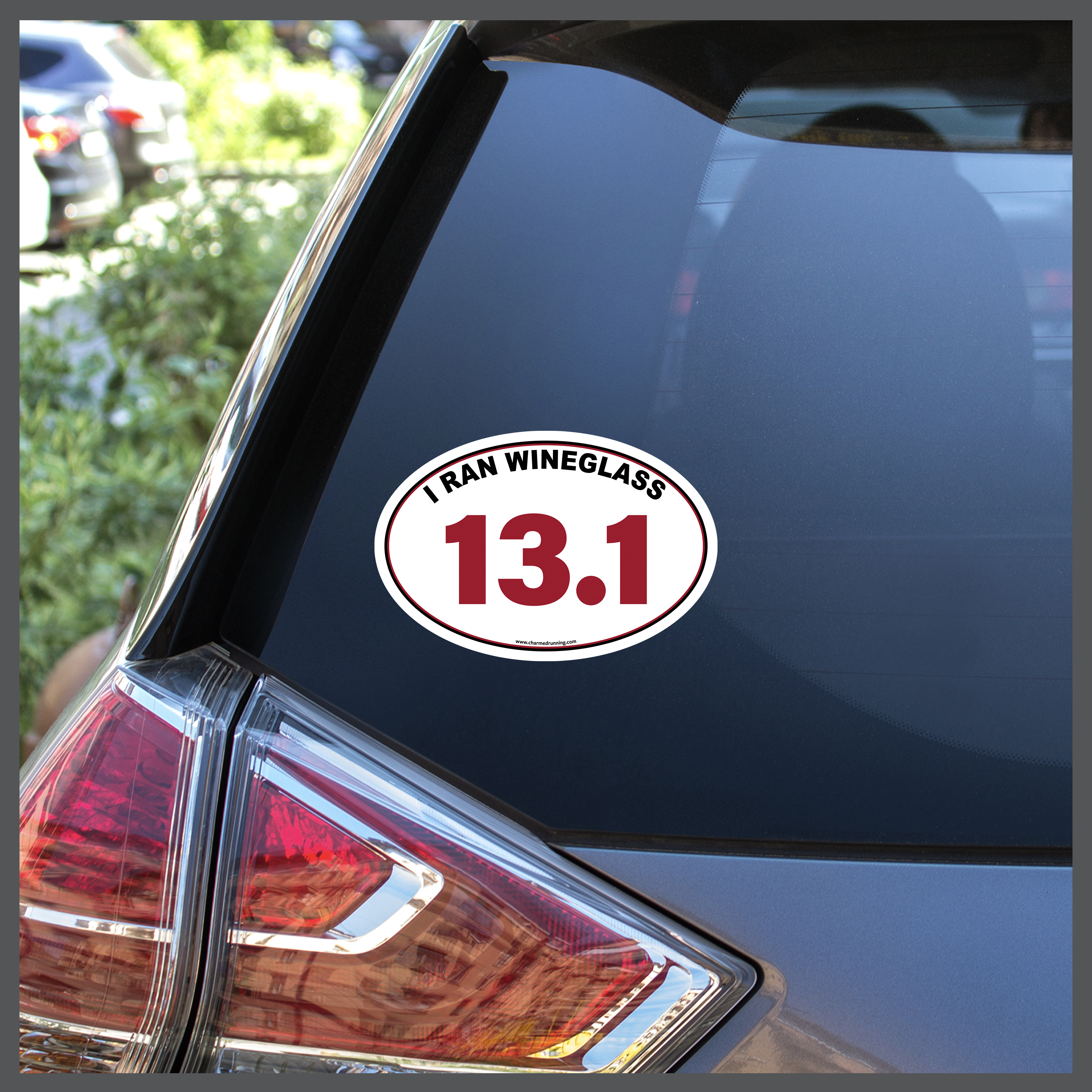 I Ran Wineglass Half Marathon 13.1 Decal